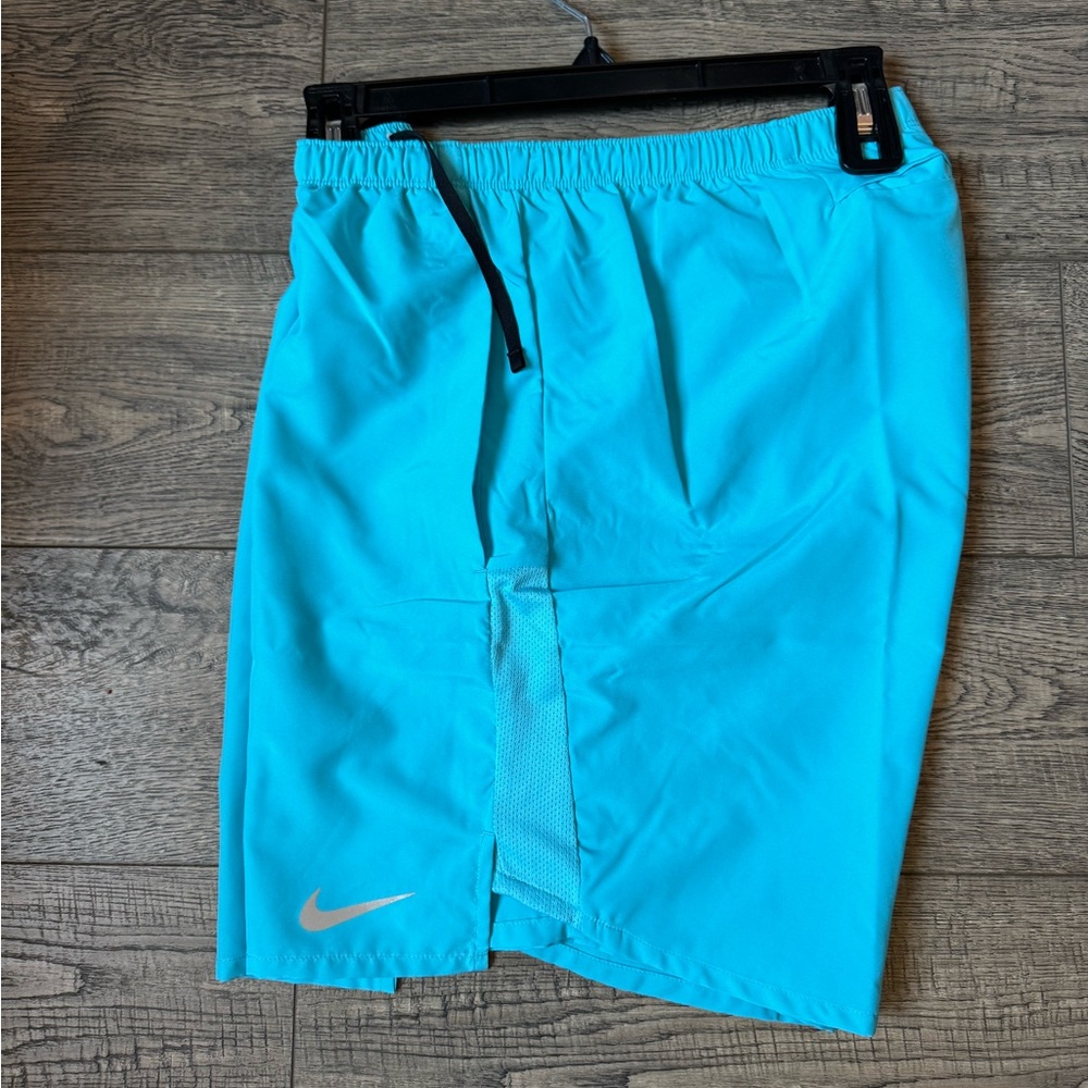 Blue nike challenger shorts